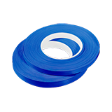 Identband thermodr. blau permanent 10 mm