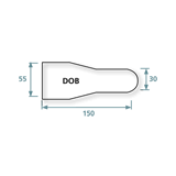 Bezug Nomex FM1 150x50x30cm