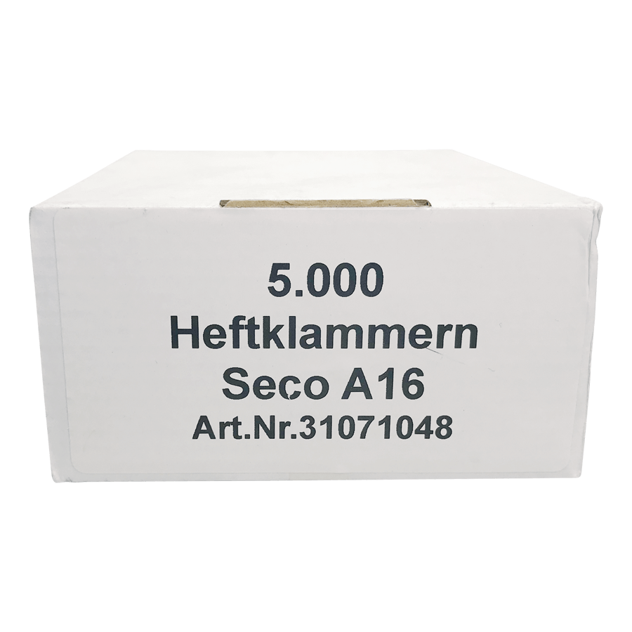 Heftklammern A16 Teppich