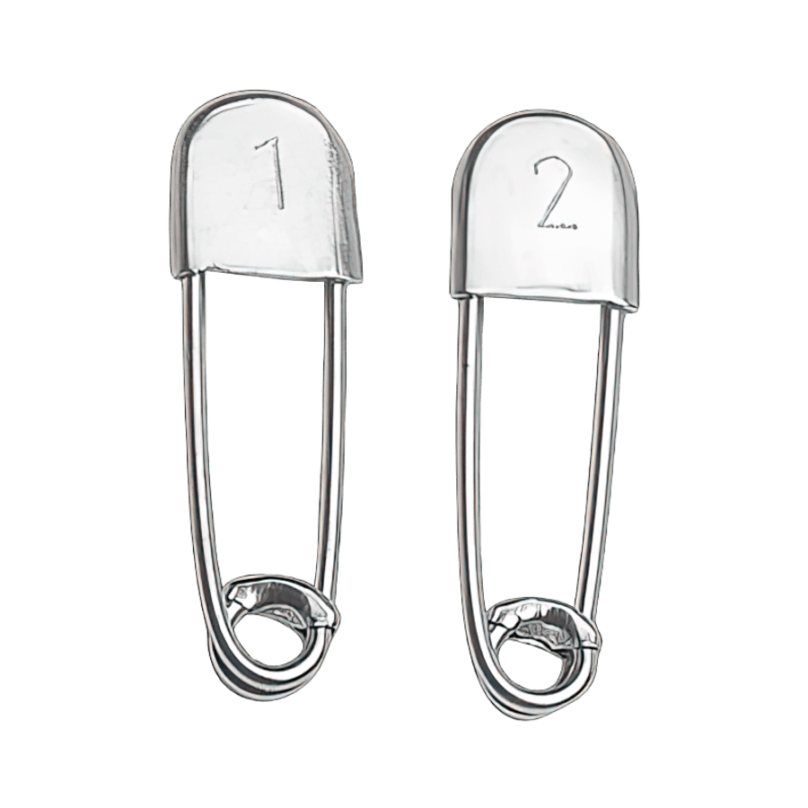 Nummernnad. 4,3 cm nummeriert