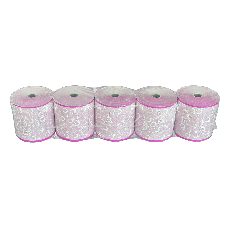 Thermorollen lila 80/80m/12 mit Design