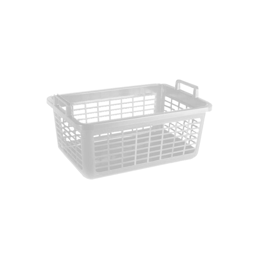 Wäschekorb, 26 l, weiß
